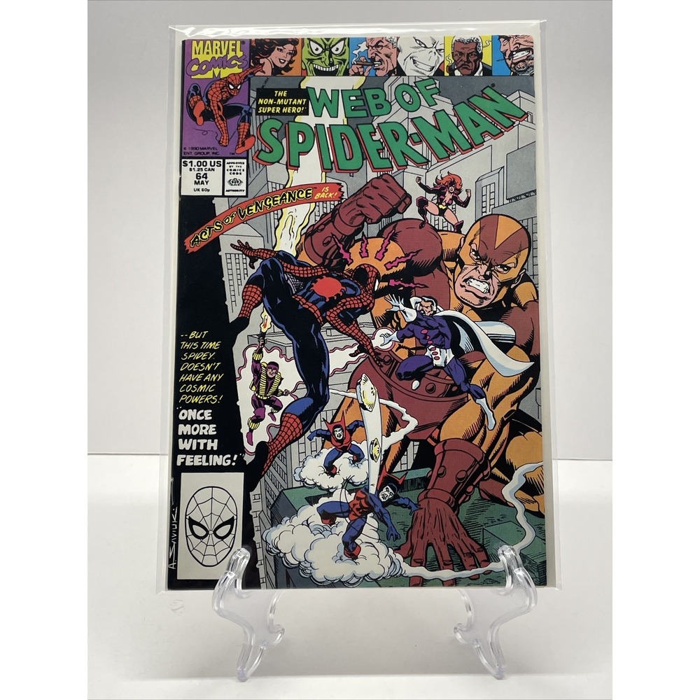 Web of Spider-Man #64 Vol. 1 (1985-1998, 2012)Marvel Comics